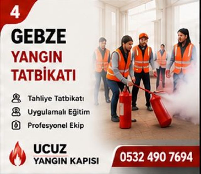 Gebze Yangın Tatbikatı
